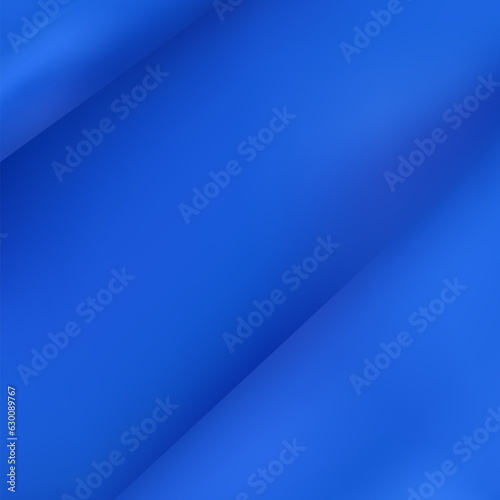 Silk fabric. Texture of blue wrinkled fabric. Blue wrinkled, wavy surface texture. Close-up, soft focus. background, pattern. eps 10