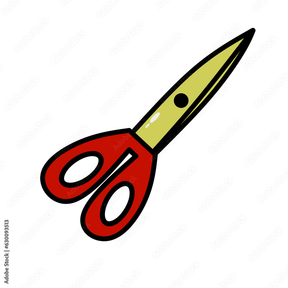Red scissors Red scissors