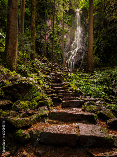 Burgbachwasserfall im Schwarzwald photo