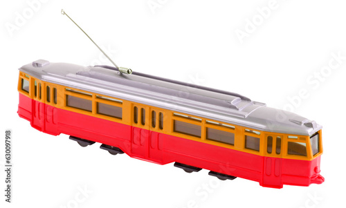 Altes Straßenbahn _ Kunststoff Modell _ Triebwagen