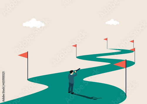 Creative design. Business people, managers, analytics of the company working together on profitable business growth. Developing ideas, strategies, plans. Concept of career, teamwork.