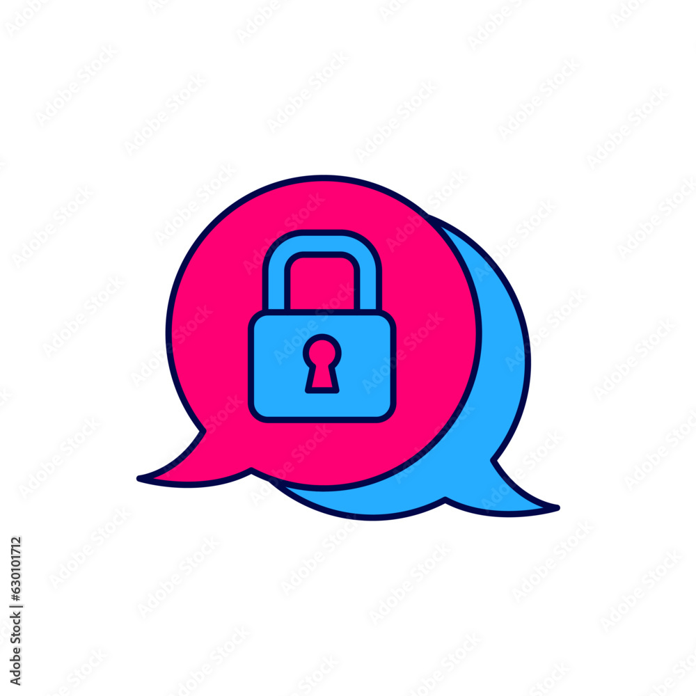 Filled outline Cyber security icon isolated on white background. Closed padlock on digital circuit board. Safety concept. Digital data protection. Vector Filled outline Cyber security icon isolated on white background. Closed padlock on digital circuit board. Safety concept. Digital data protection. Vector