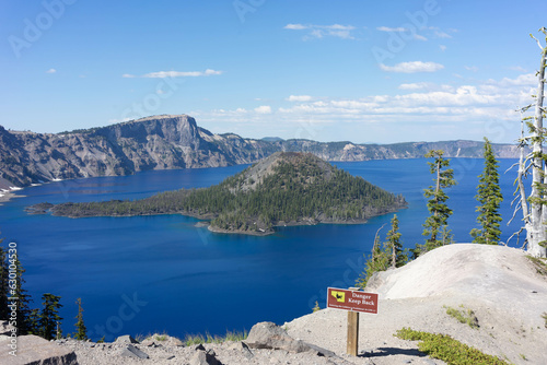 Wizard Island in Crater Lake