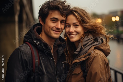 young couple exploring new cities - people photography