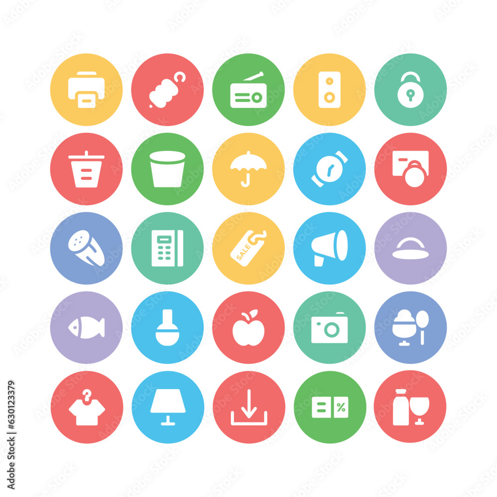 Set of Business and Ecommerce Flat Icons
Set of Business and Ecommerce Flat Icons
