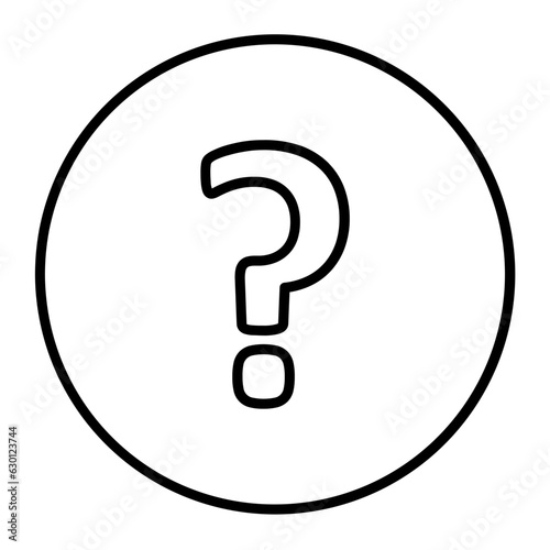 Ask For Help Line Icon