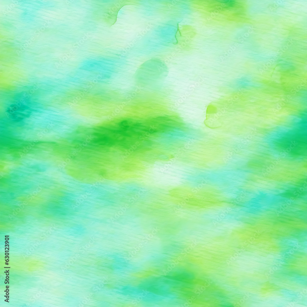 Green watercolor texture AI generative