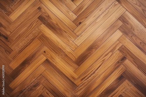 Herringbone parquet texture background. Wooden floor patterned surface. Geometric oak and walnut backdrop  classic and stylish.