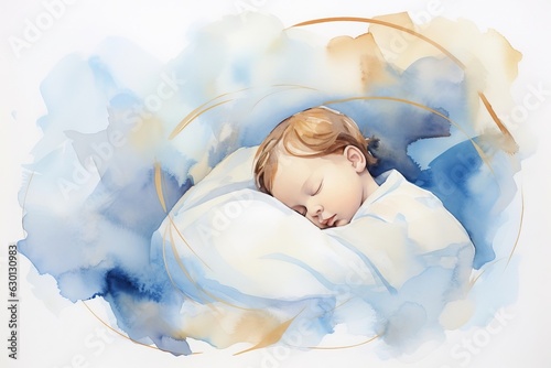 眠る赤ちゃん,Generative AI AI画像