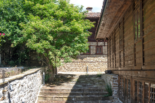 Fototapeta Naklejka Na Ścianę i Meble -  Village of Zheravna with nineteenth century houses, Bulgaria