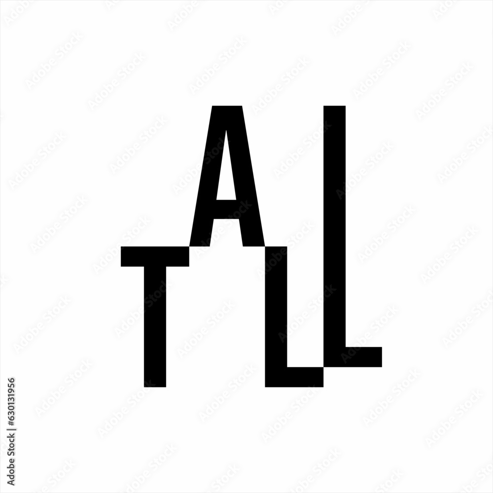Classic simple Tall word design. Classic simple Tall word design.