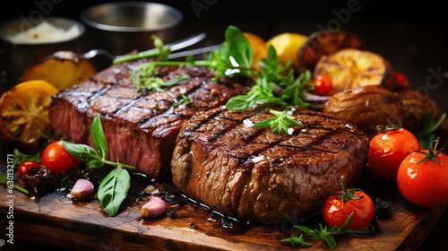 Succulent thick juicy portions of grilled fillet are a carnivore's delight