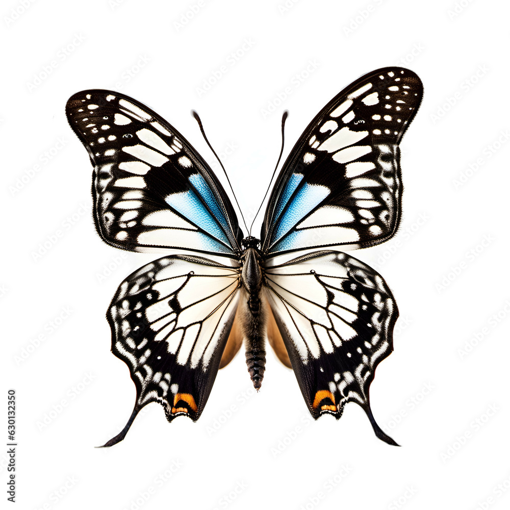 Beautiful butterfly isolated on white background