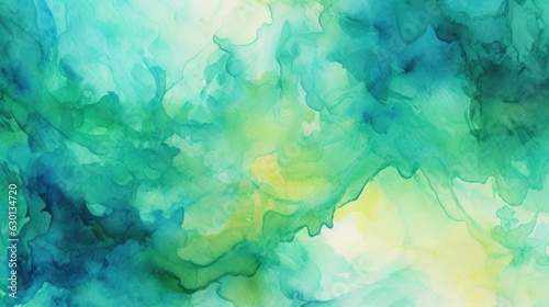 Colorful green abstract background Generative AI