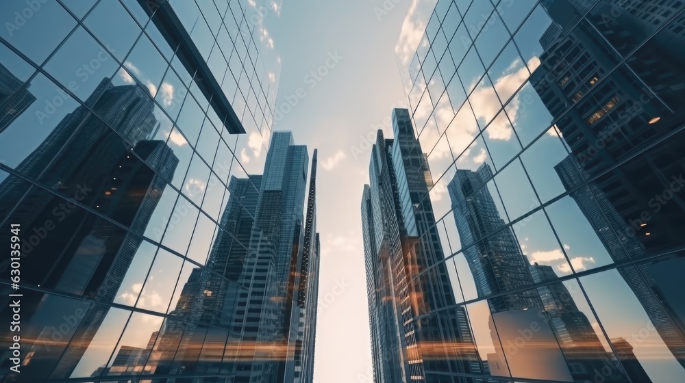Fototapeta premium Skyscraper Generative AI