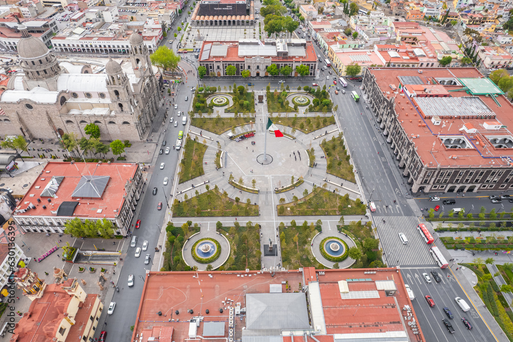 Plaza de los Mártires en Toluca