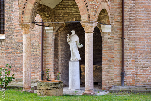 Statue of Saint Anthony in Padua Italy photo