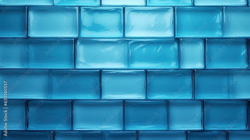 Ice glass brick wall background Ice glass brick wall background