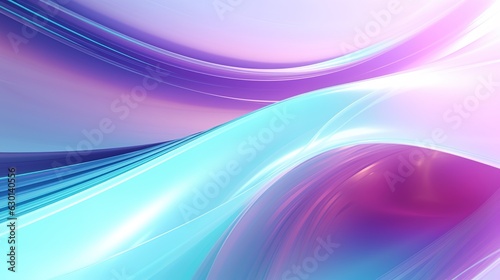 Abstract futuristic glossy background with wave shapes flowing