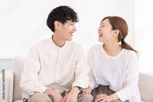 笑顔のカップル