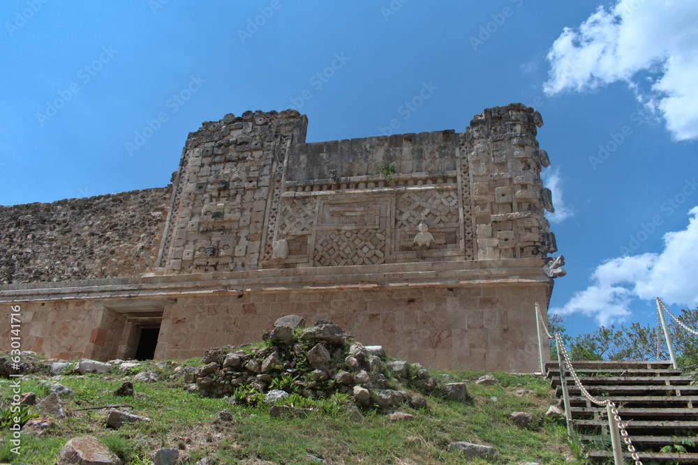 Remains of the Mayan civilization in Uxmal