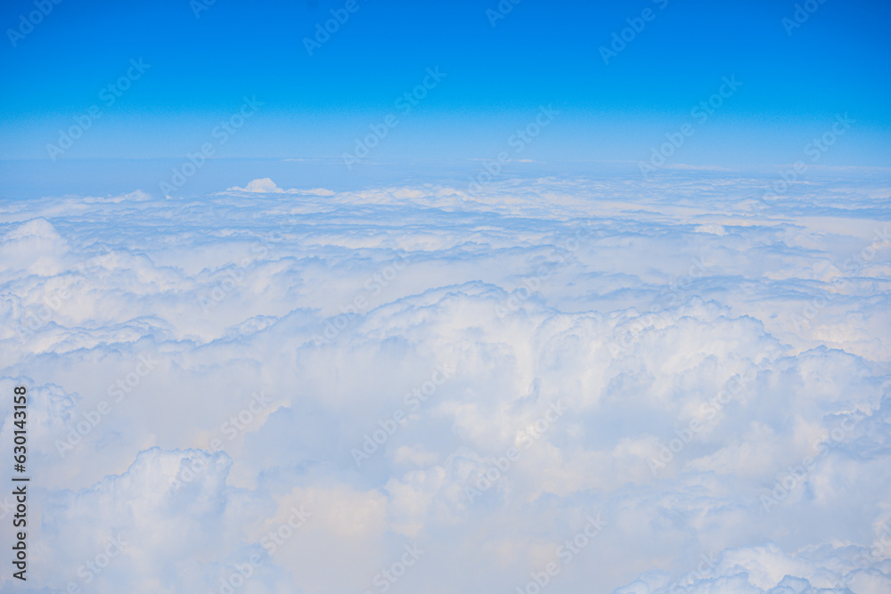 Naklejka premium Flying - Flying Above the Clouds