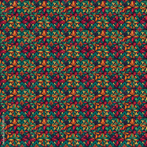 Seamless pattern vector without borders