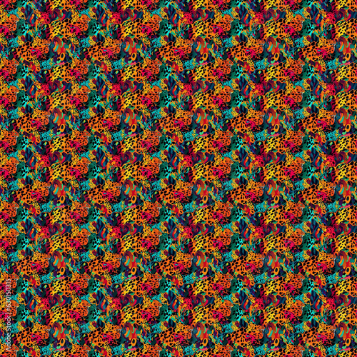 Seamless pattern vector without borders