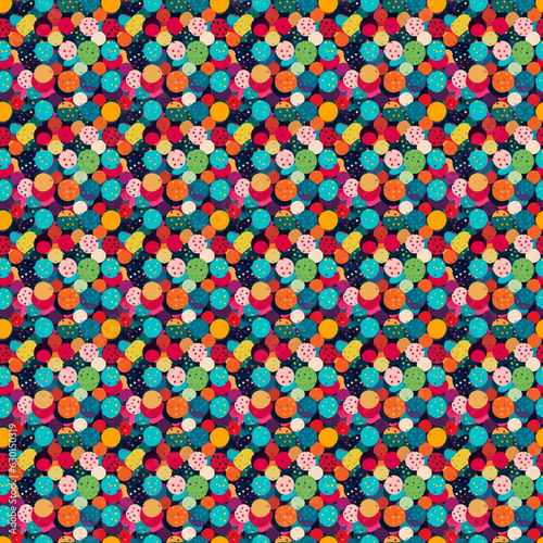 Seamless pattern vector without borders