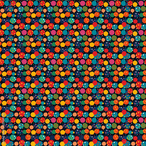 Seamless pattern vector without borders