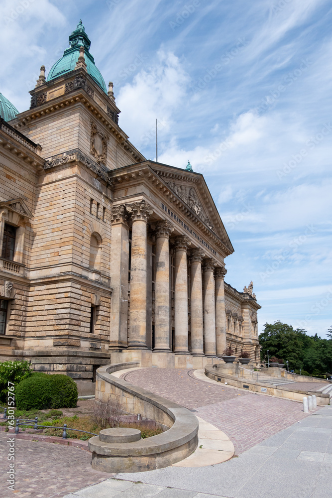 Bundesverwaltungsgericht, the German Federal Administrative Court, in Leipzig, Germany in Summer