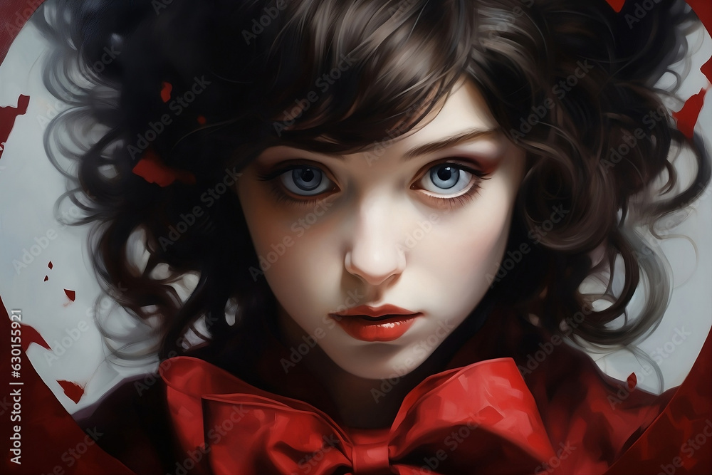 portrait of a girl portrait of a girl