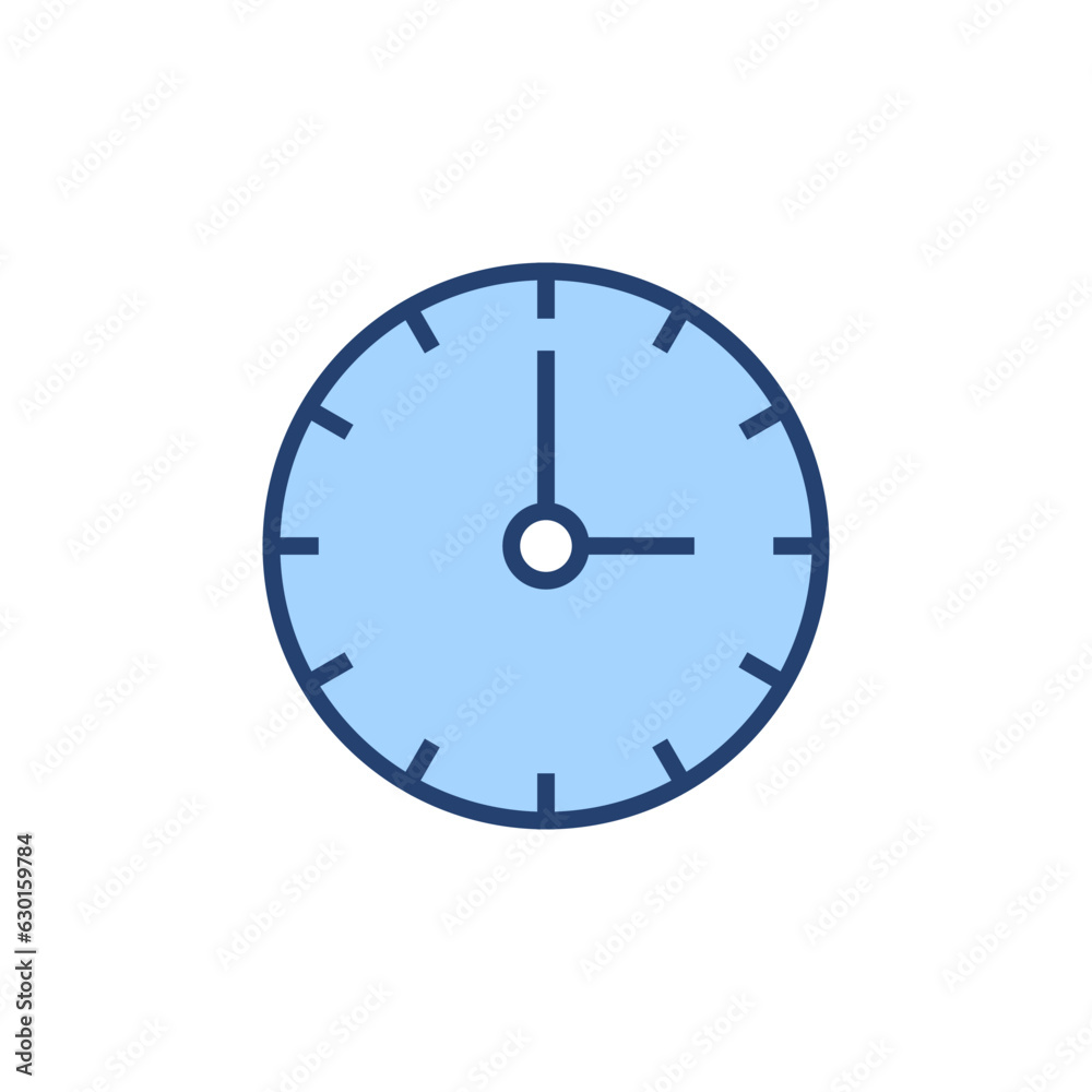 Clock icon vector. Time sign and symbol. watch icon Clock icon vector. Time sign and symbol. watch icon