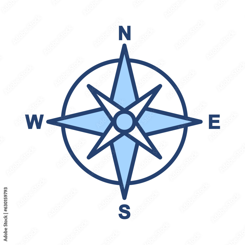 Compass icon vector. arrow compass icon sign and symbol Compass icon vector. arrow compass icon sign and symbol