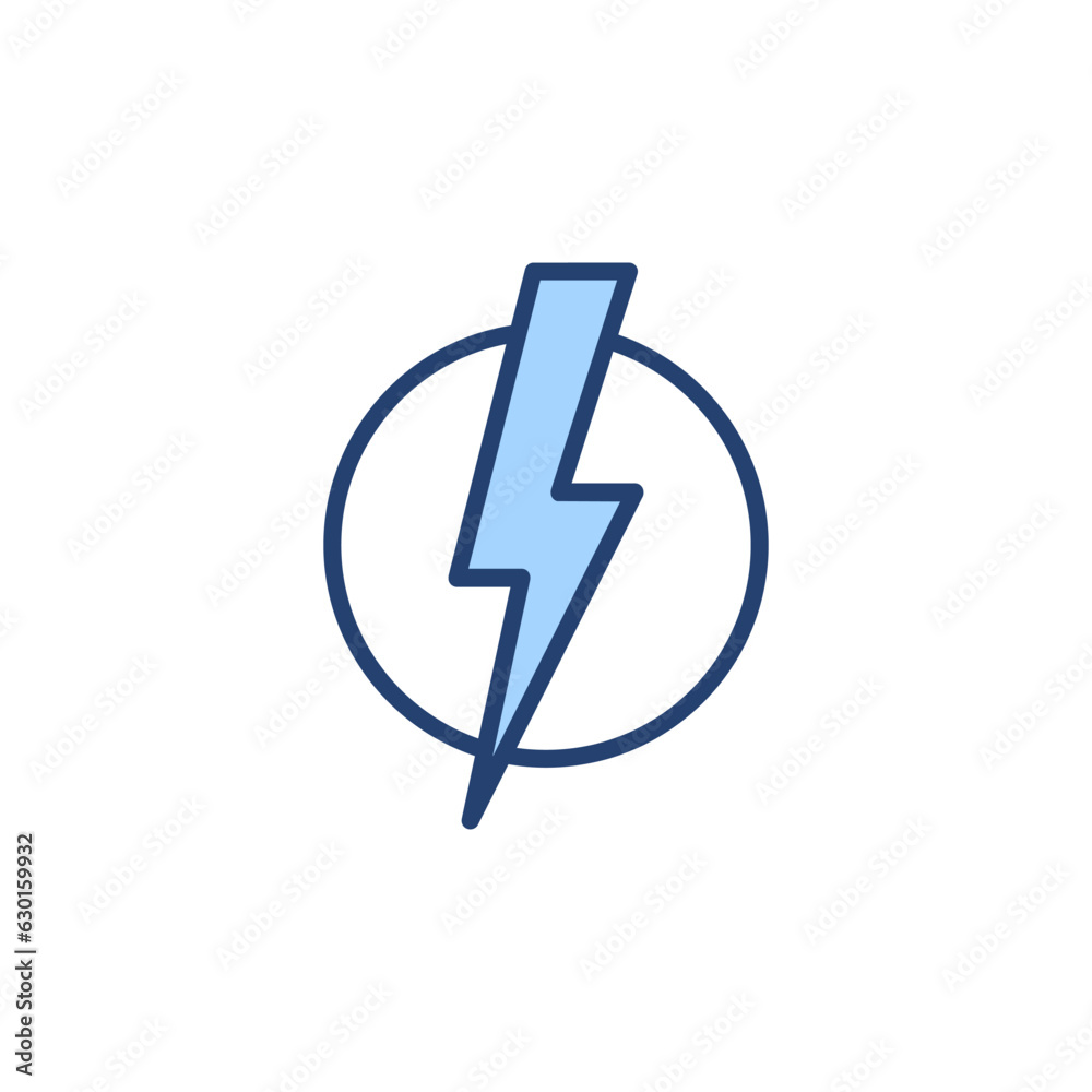 Lightning icon vector. electric sign and symbol. power icon. energy sign Lightning icon vector. electric sign and symbol. power icon. energy sign