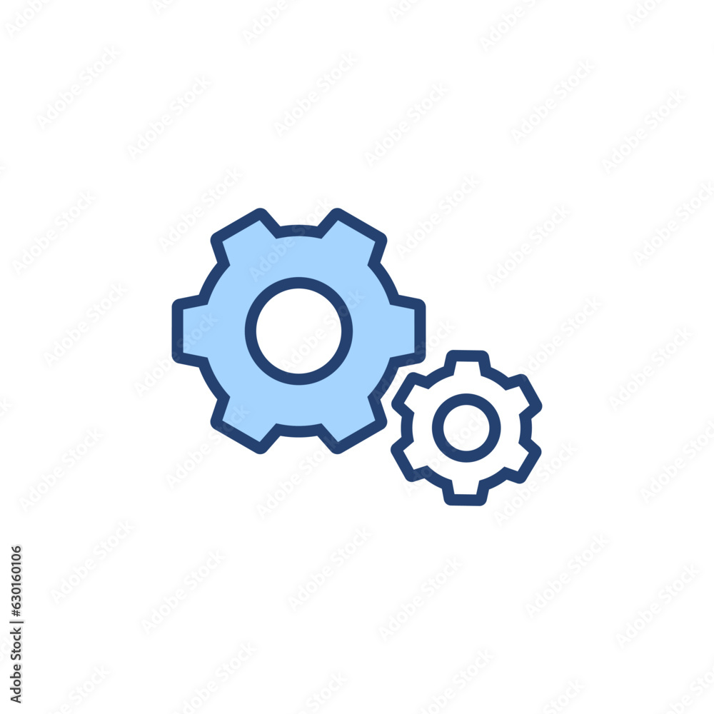 Setting icon vector. Cog sign and symbol. Gear Sign Setting icon vector. Cog sign and symbol. Gear Sign