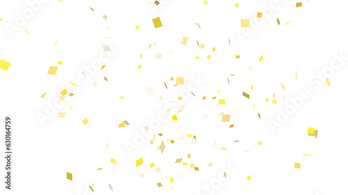 Background material with golden confetti                                  