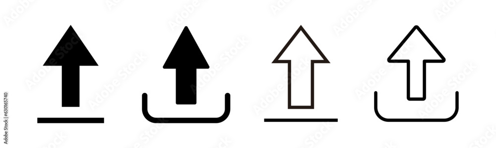 Upload icon set illustration. load data sign and symbol Upload icon set illustration. load data sign and symbol