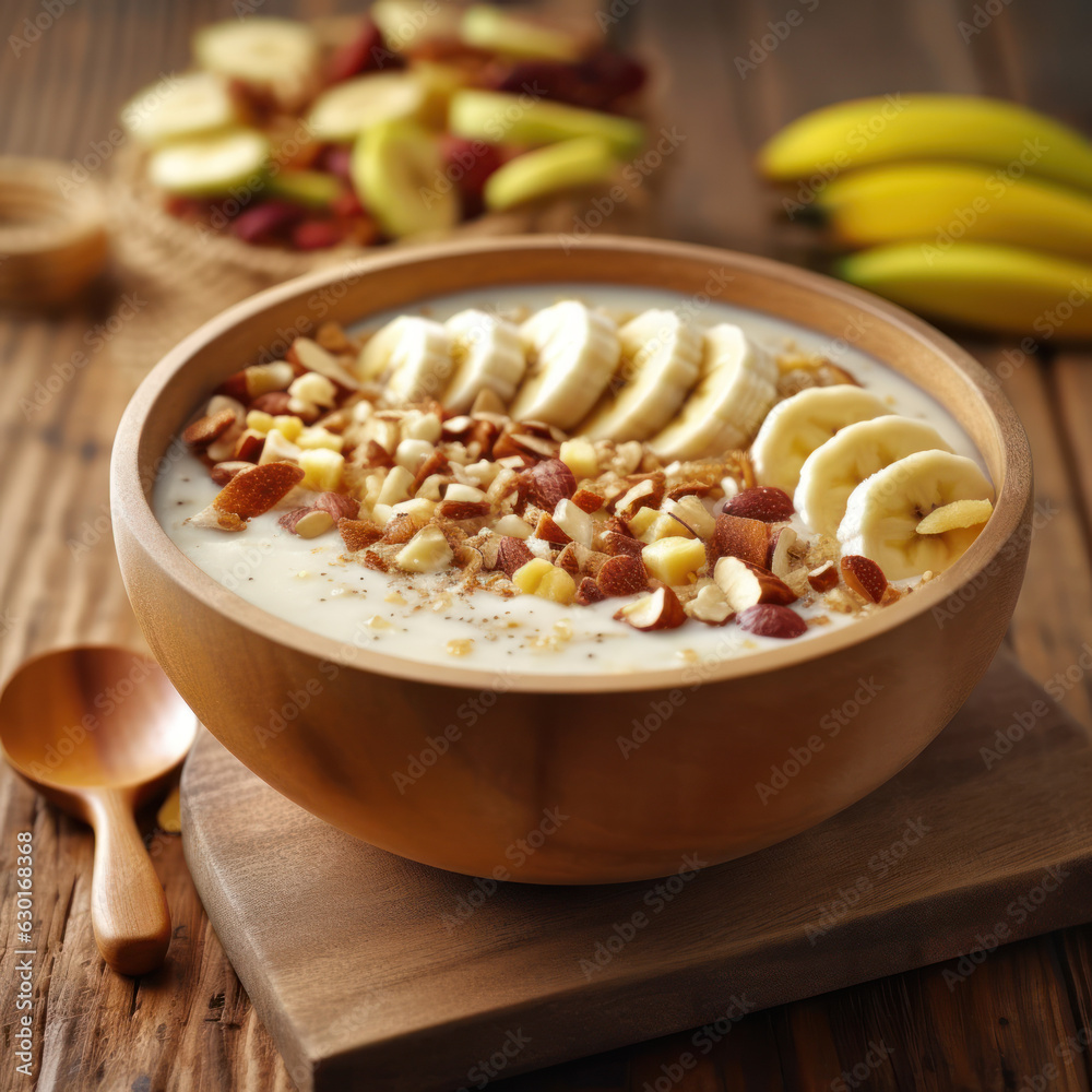 Banana smoothie bowl lifestyle
Banana smoothie bowl lifestyle