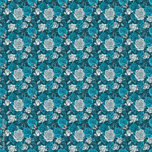 Seamless vector pattern without borders