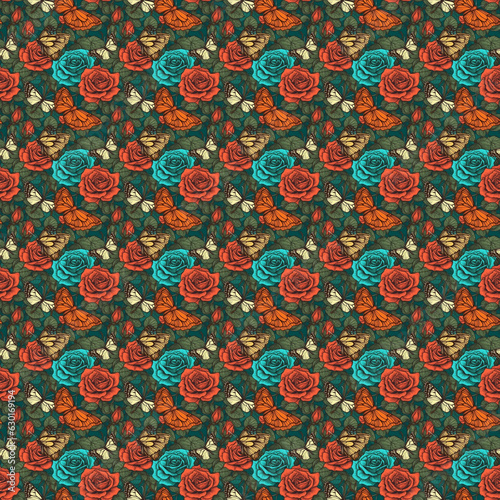 Seamless vector pattern without borders