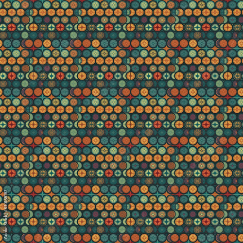 Seamless vector pattern without borders