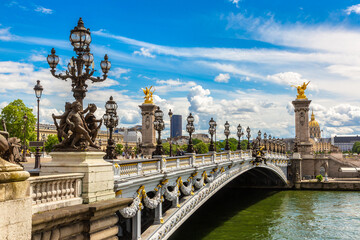 Leinwandbilder Pont Alexandre III Brücke Pont Alexandre III in Paris  © Sergii Figurnyi