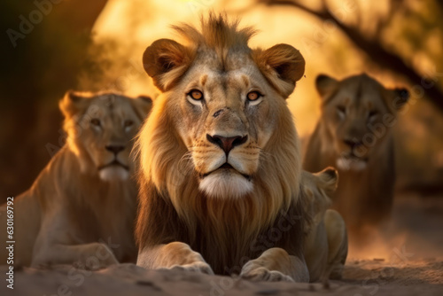 Lion  Wildlife Photography  Generative AI