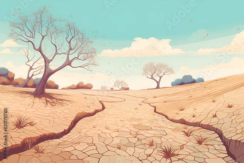  tree without leaves in the desert