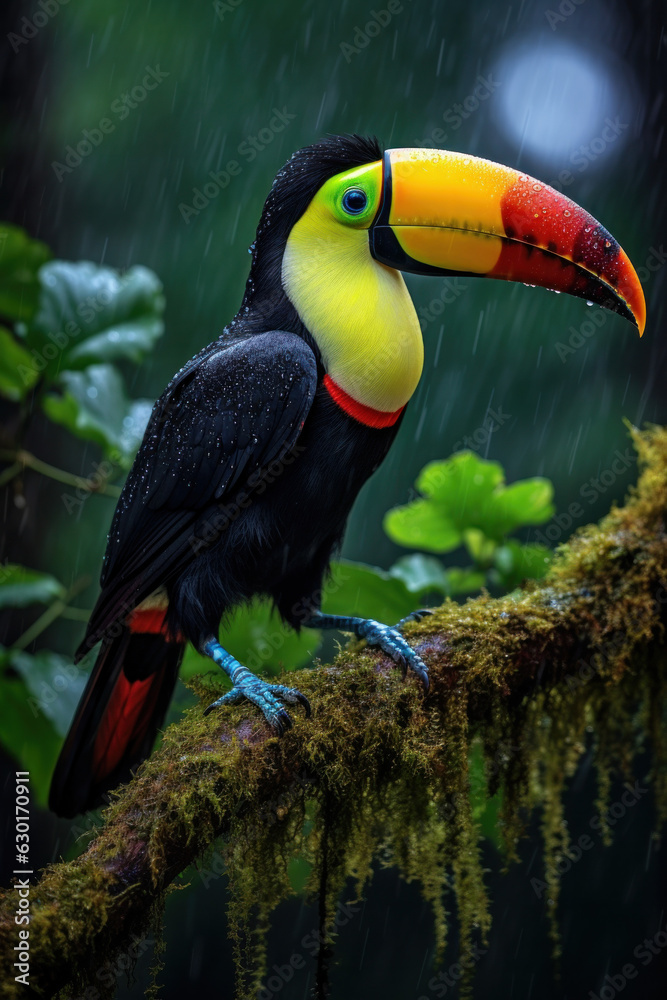 Tucan, Wildlife Photography, Generative AI Tucan, Wildlife Photography, Generative AI