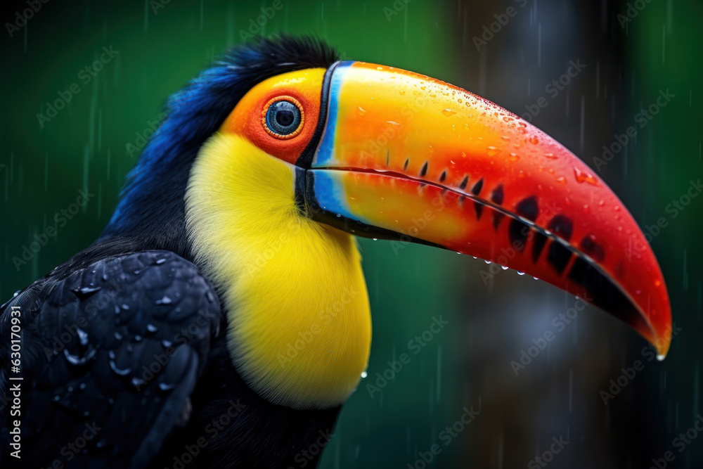 Tucan, Wildlife Photography, Generative AI Tucan, Wildlife Photography, Generative AI