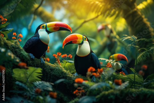 Tucan, Wildlife Photography, Generative AI