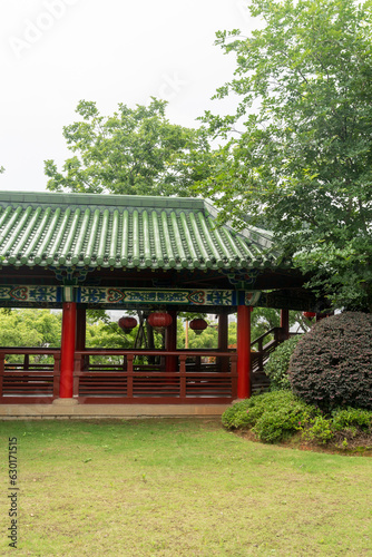 Corridor of classical architecture in China