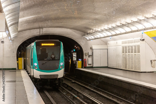 Photography Paris Metro is the one of the largest underground system in the world in Paris,